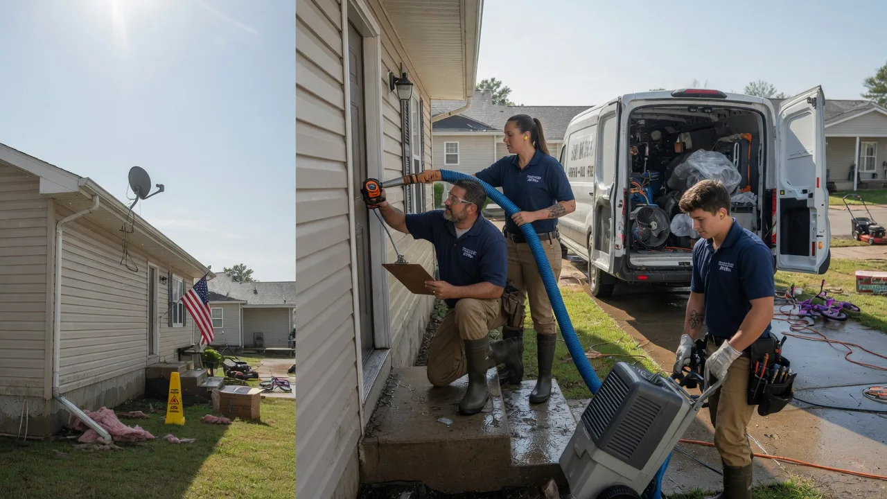 Ceiling Water Damage Restoration in Pineville, NC near me